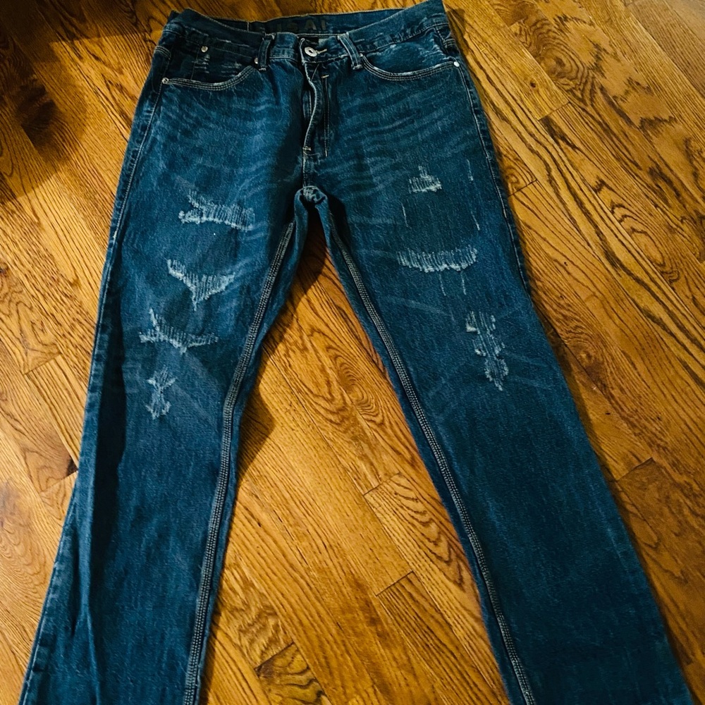 Fusai Distressed Jeans, size 34 x 32